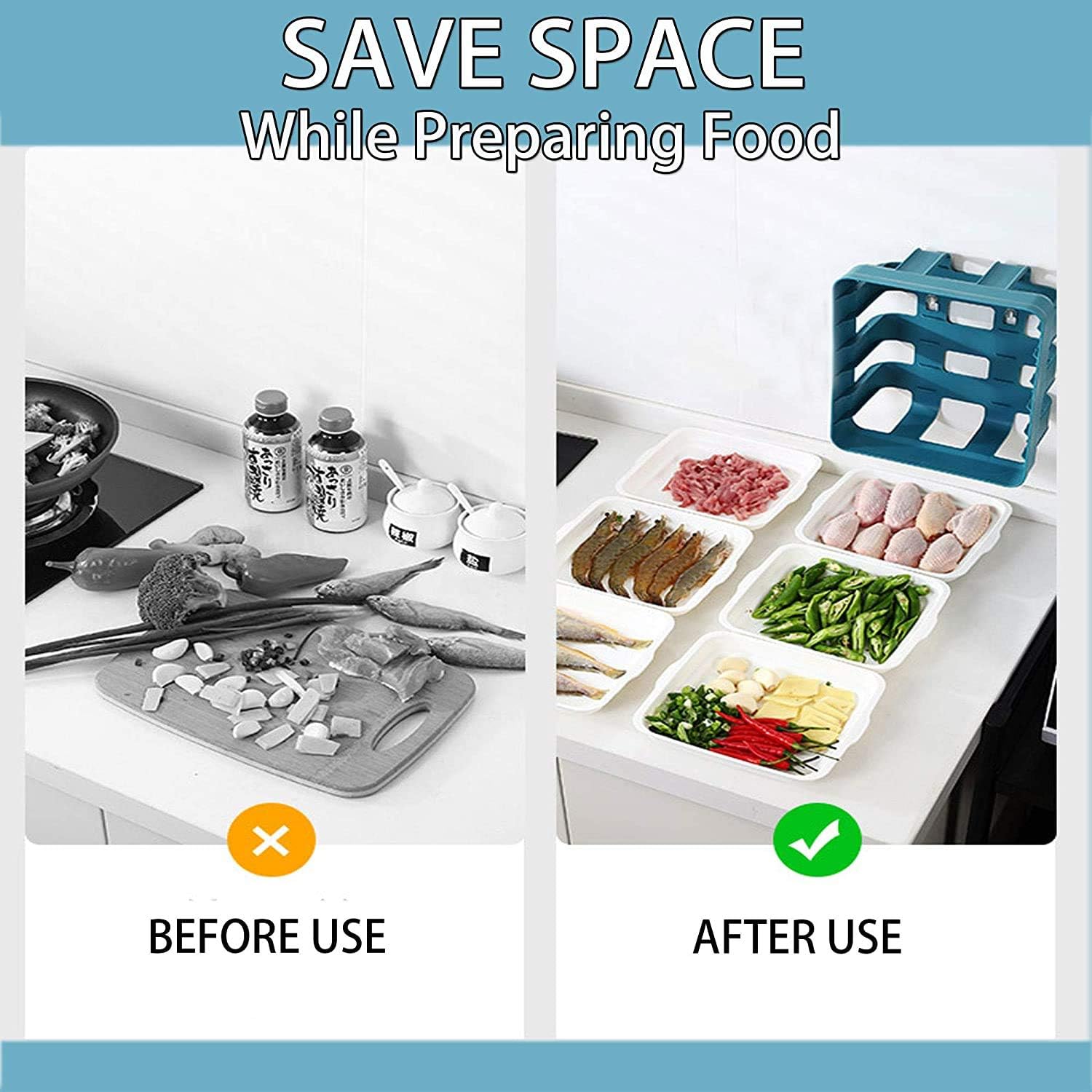 Organizador de Cocina de 6 Bandejas