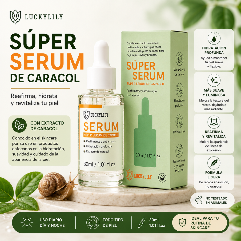 SUPER SERUM DE CARACOL LUCKYLILY